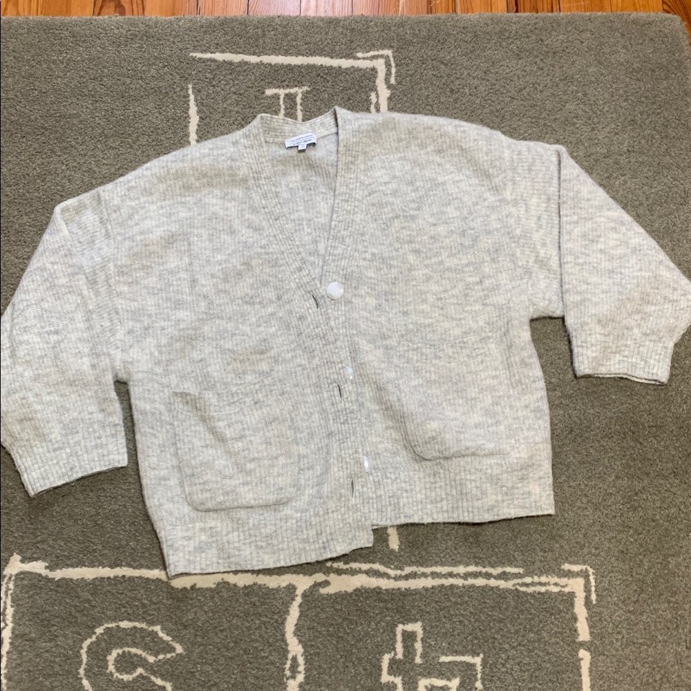 & Other Stories Alpaca Gray Oversized Cardigan Size Small